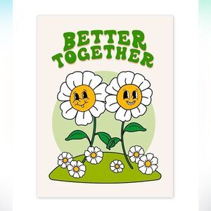 SALE Retro Vintage 50’s Style Sun Flower Lined Notebook